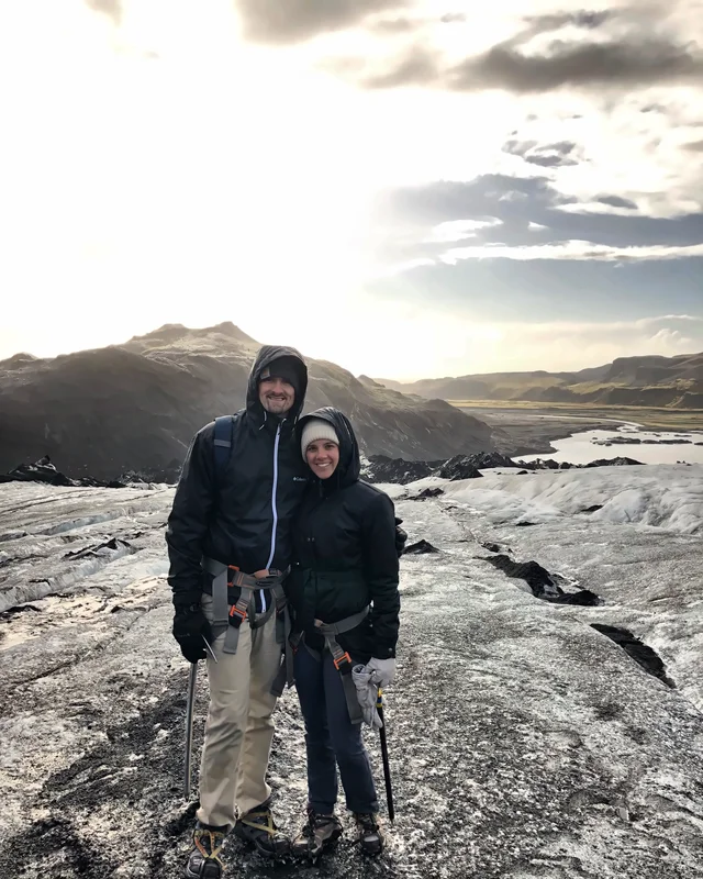 Solheimajokull glacier in Iceland