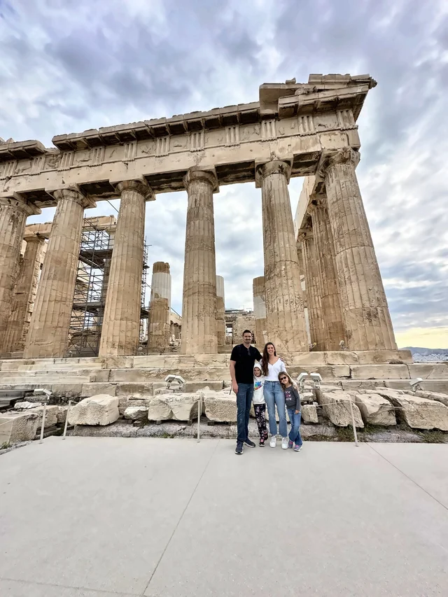 The Fredette Family travelling abroad