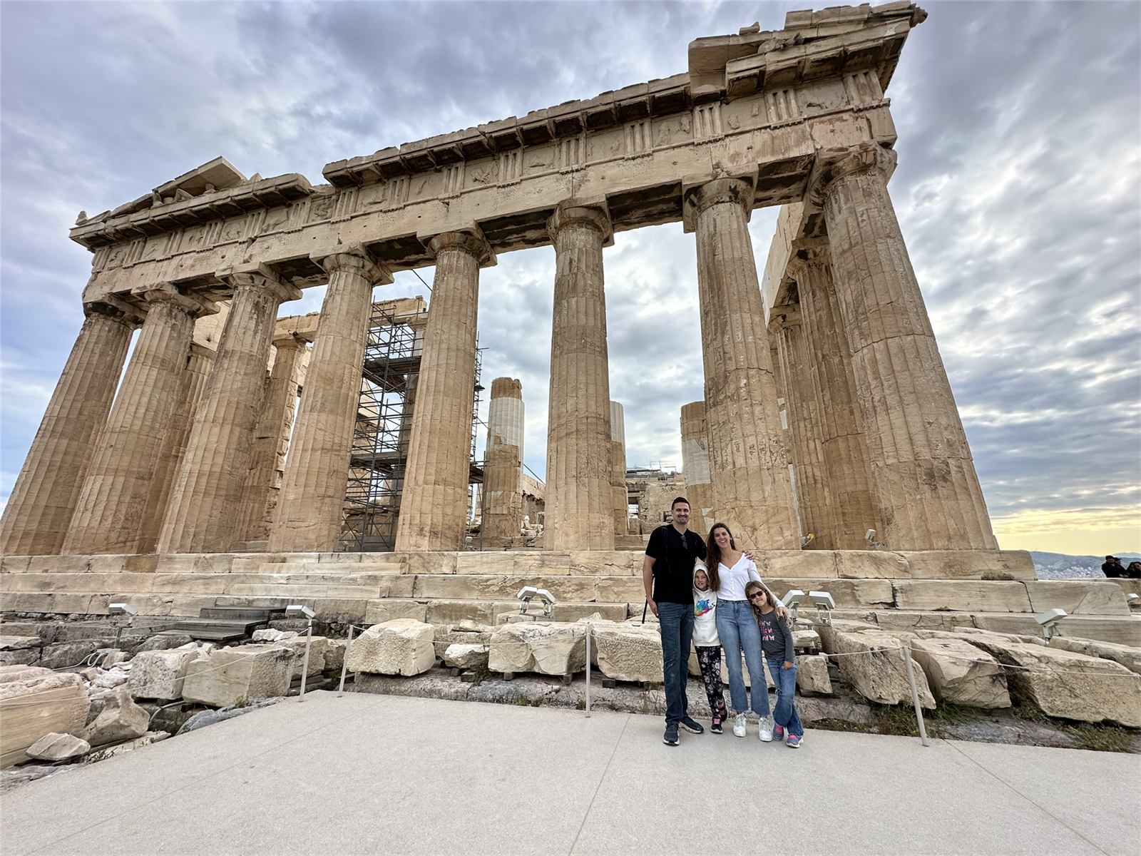 The Fredette Family travelling abroad