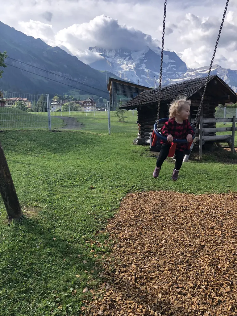 A mountain walk in Switzerland