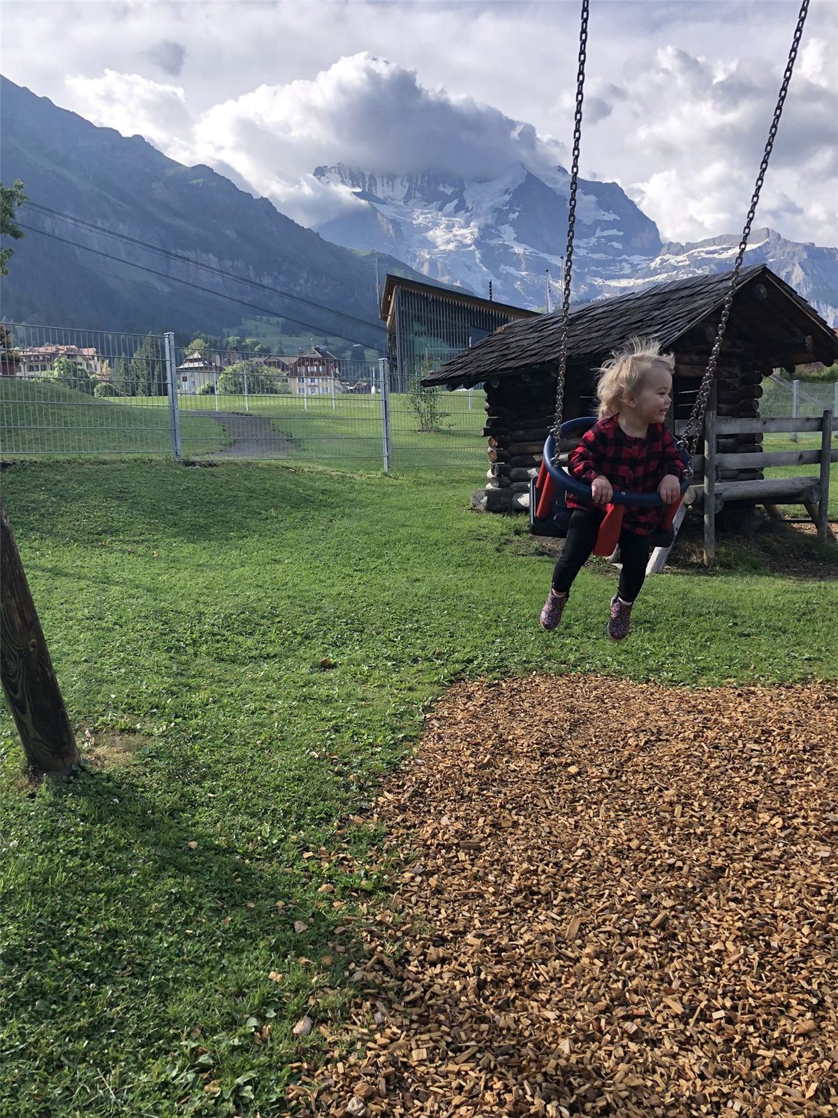 A mountain walk in Switzerland