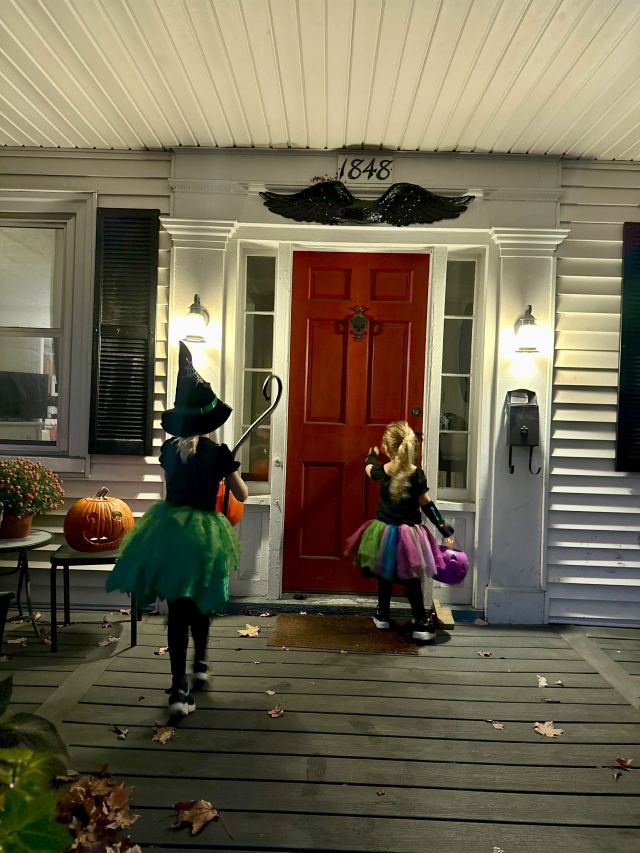 Trick-or-treating in Salem, Massachusetts